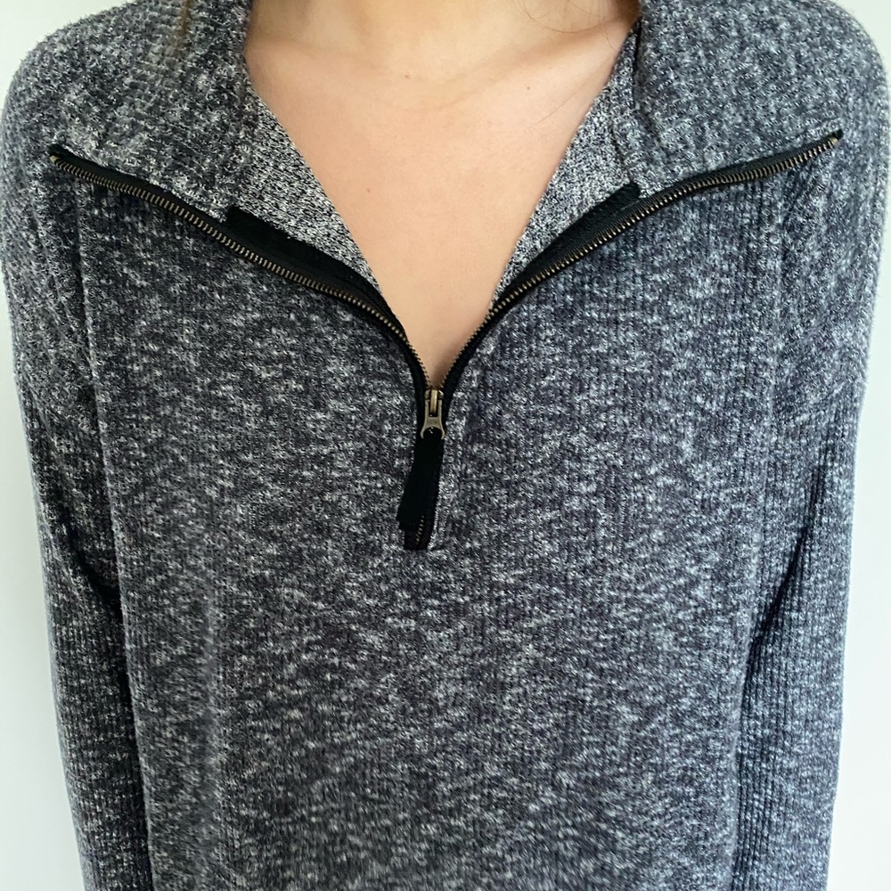 Anthropologie Weekender Half Zip Fleece